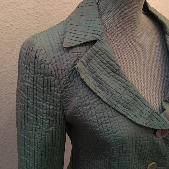 ❤️SOLD❤️Armani Collezioni purple silk blazer 6 - Picture 5 of 7